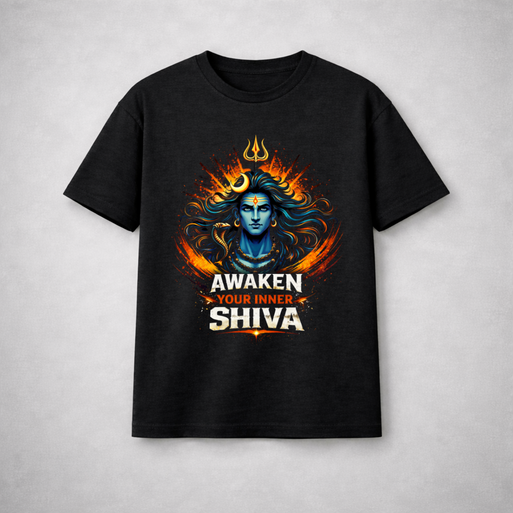 AWAKEN SHIVA Unisex T-Shirt Spiritual Streetwear