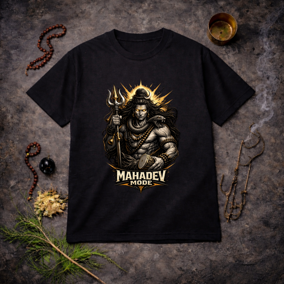 MAHADEV MODE 01 Unisex T-Shirt Spiritual Streetwear