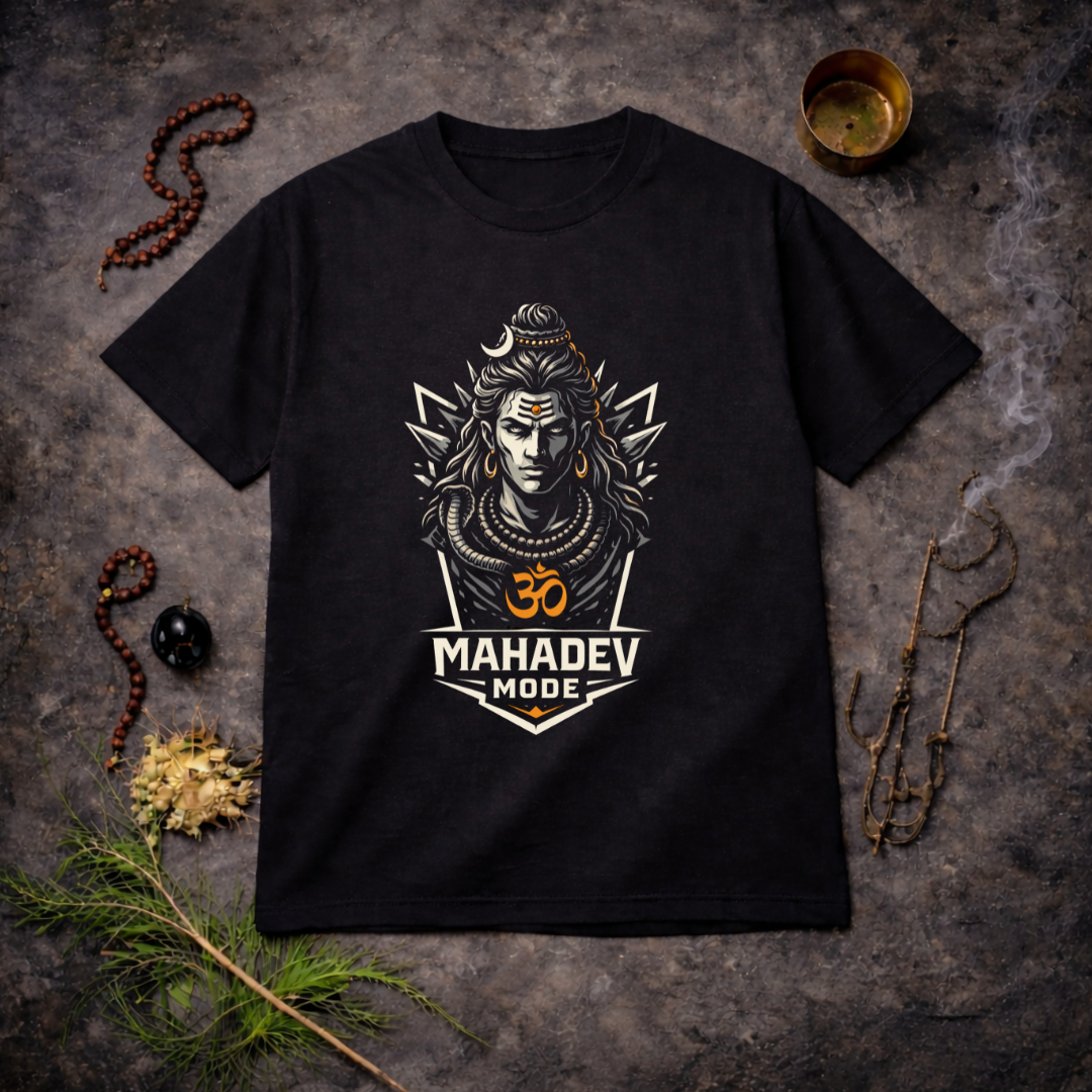 MAHADEV MODE 02 Unisex T-Shirt Spiritual Streetwear