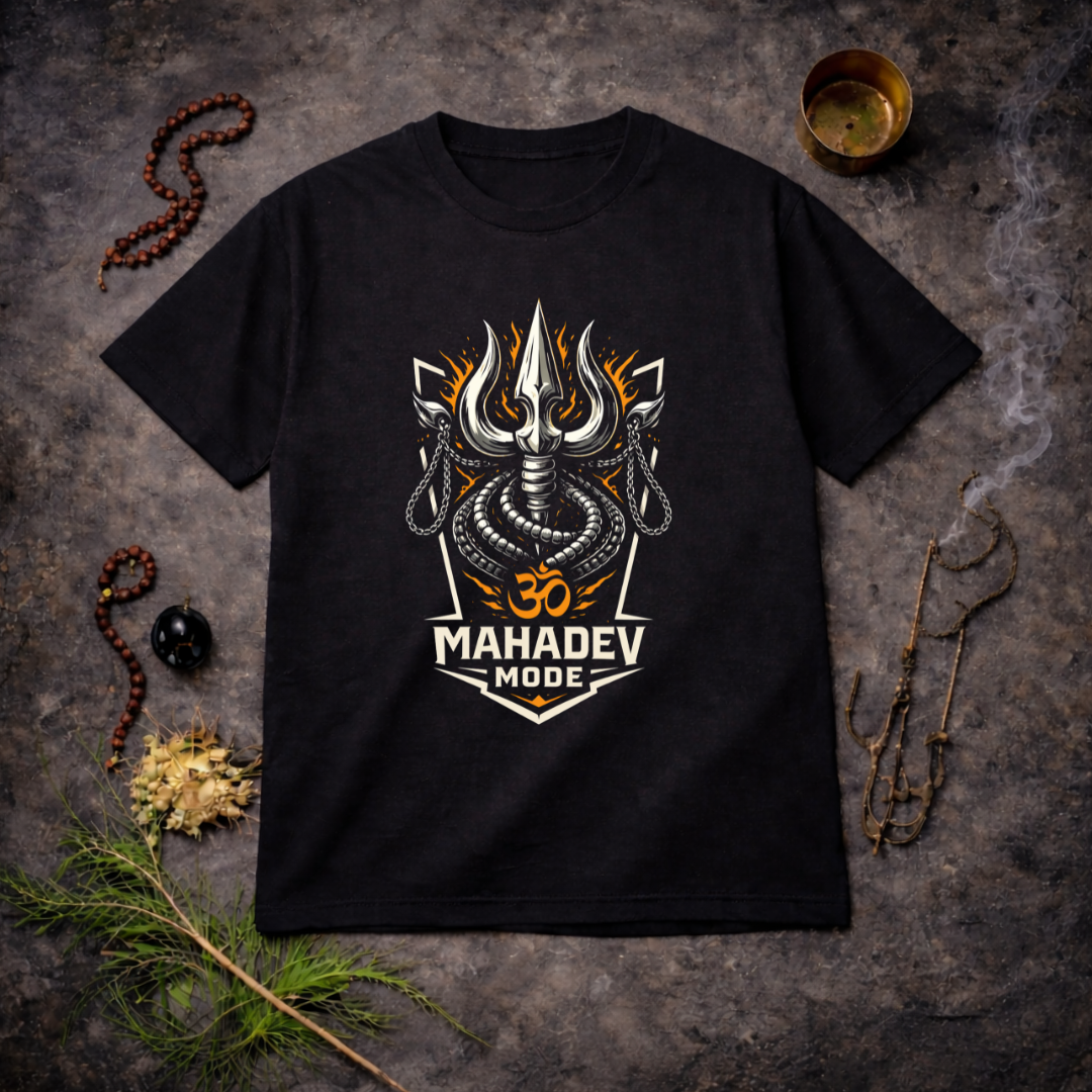 MAHADEV MODE 03 Unisex T-Shirt Spiritual Streetwear
