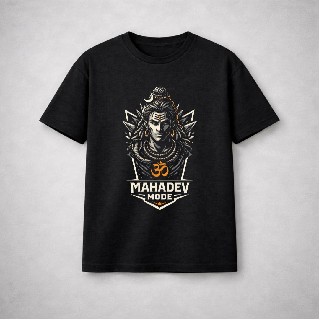 MAHADEV MODE 02 Unisex T-Shirt Spiritual Streetwear