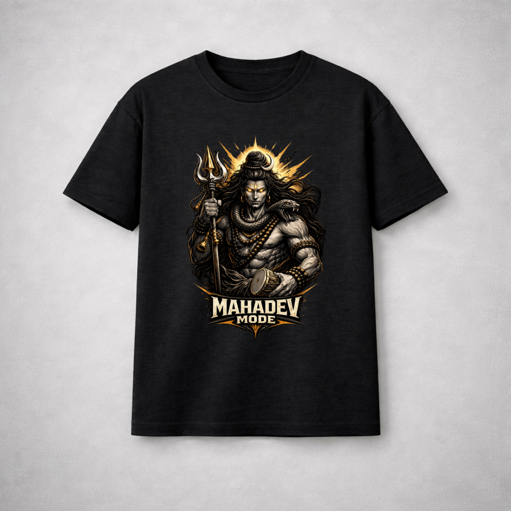 MAHADEV MODE 01 Unisex T-Shirt Spiritual Streetwear