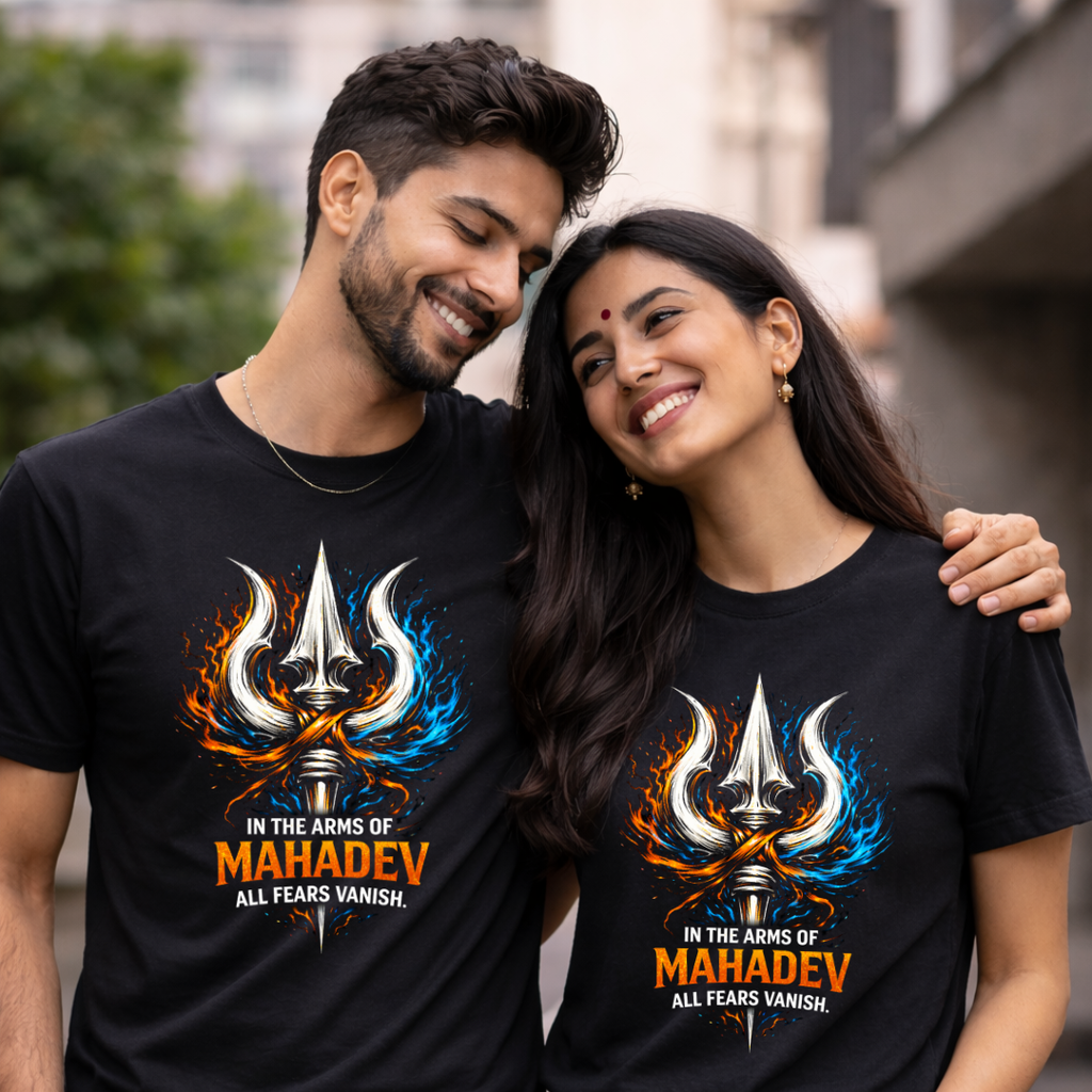 MAHADEV TRISHUL Unisex T-Shirt Spiritual Streetwear