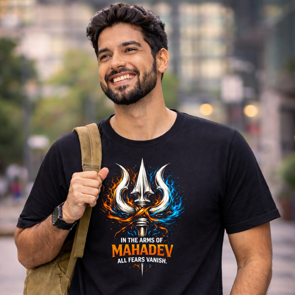 MAHADEV TRISHUL Unisex T-Shirt Spiritual Streetwear