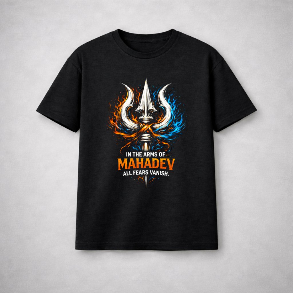 MAHADEV TRISHUL Unisex T-Shirt Spiritual Streetwear