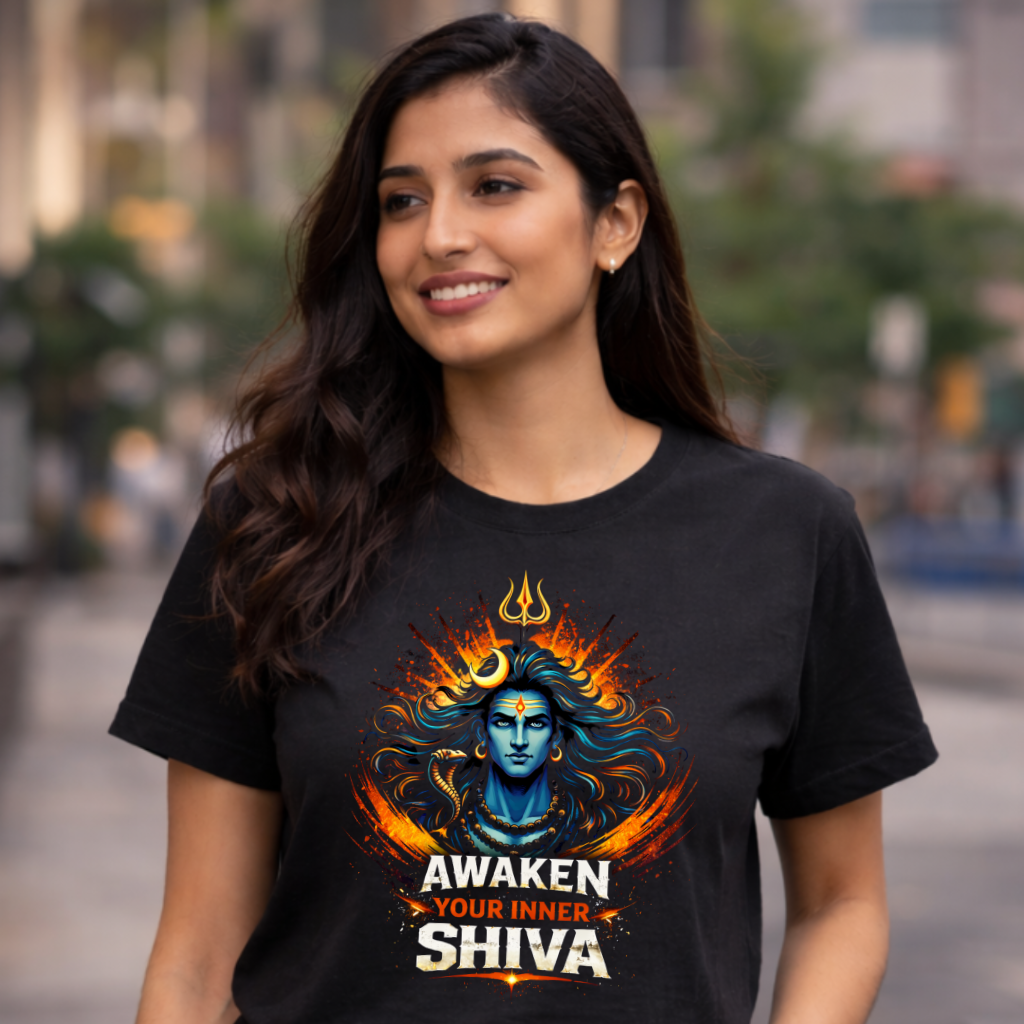 AWAKEN SHIVA Unisex T-Shirt Spiritual Streetwear