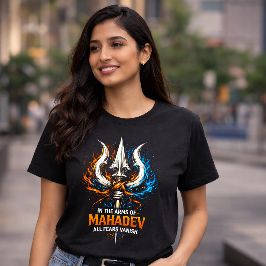 MAHADEV TRISHUL Unisex T-Shirt Spiritual Streetwear
